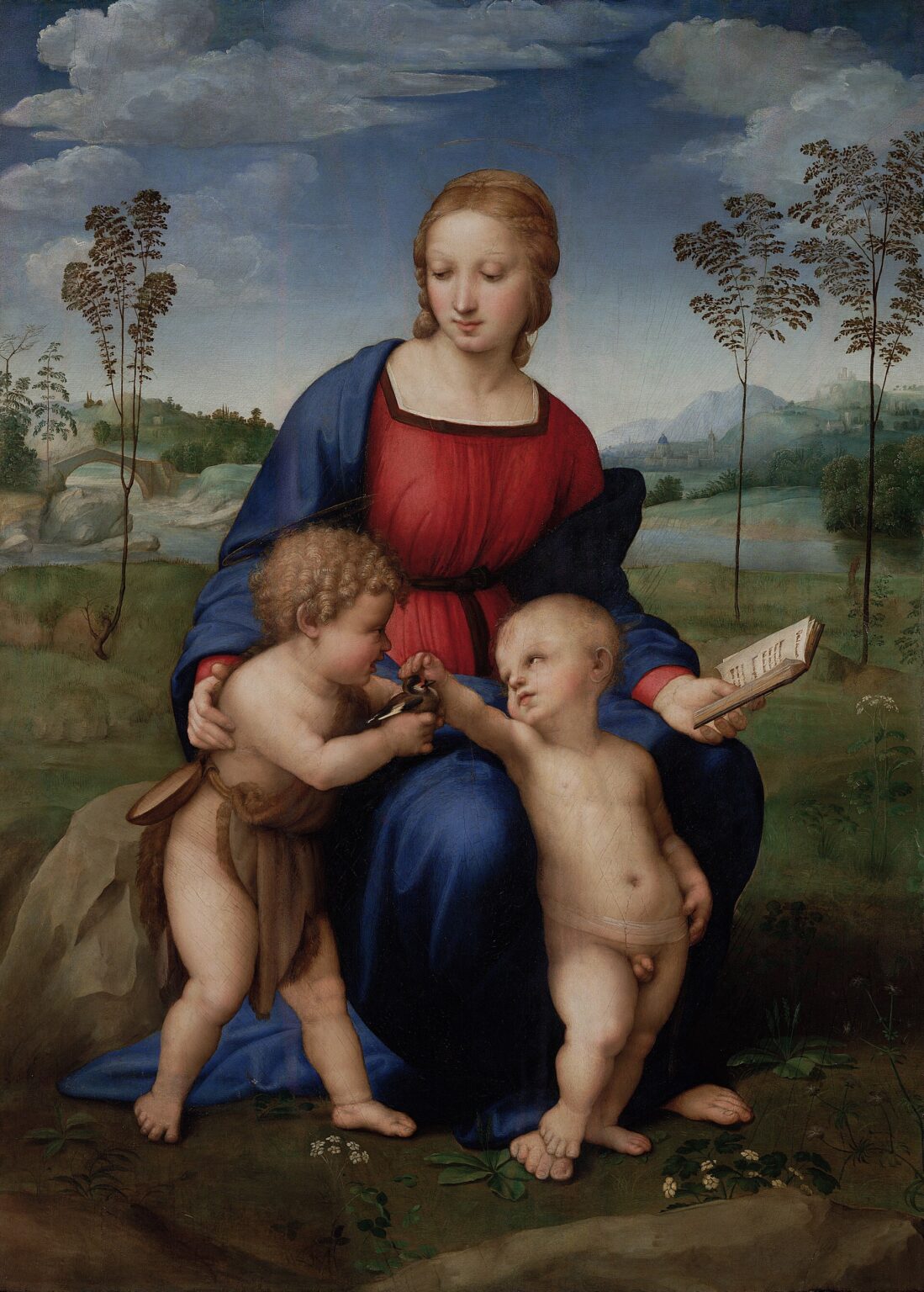 Madonna del Cardellino di Raffaello Sanzio, Galleria degli Uffizi