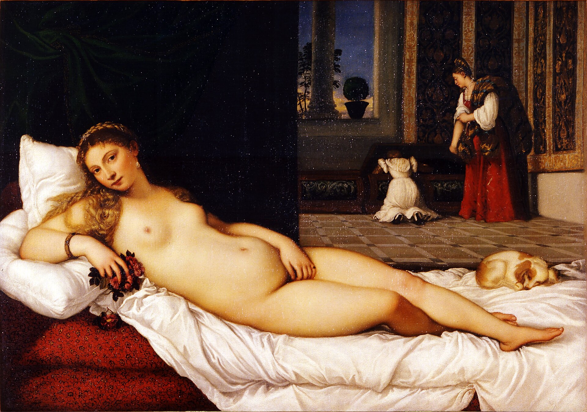 Venere di Urbino di Tiziano Vecellio, Galleria degli Uffizi